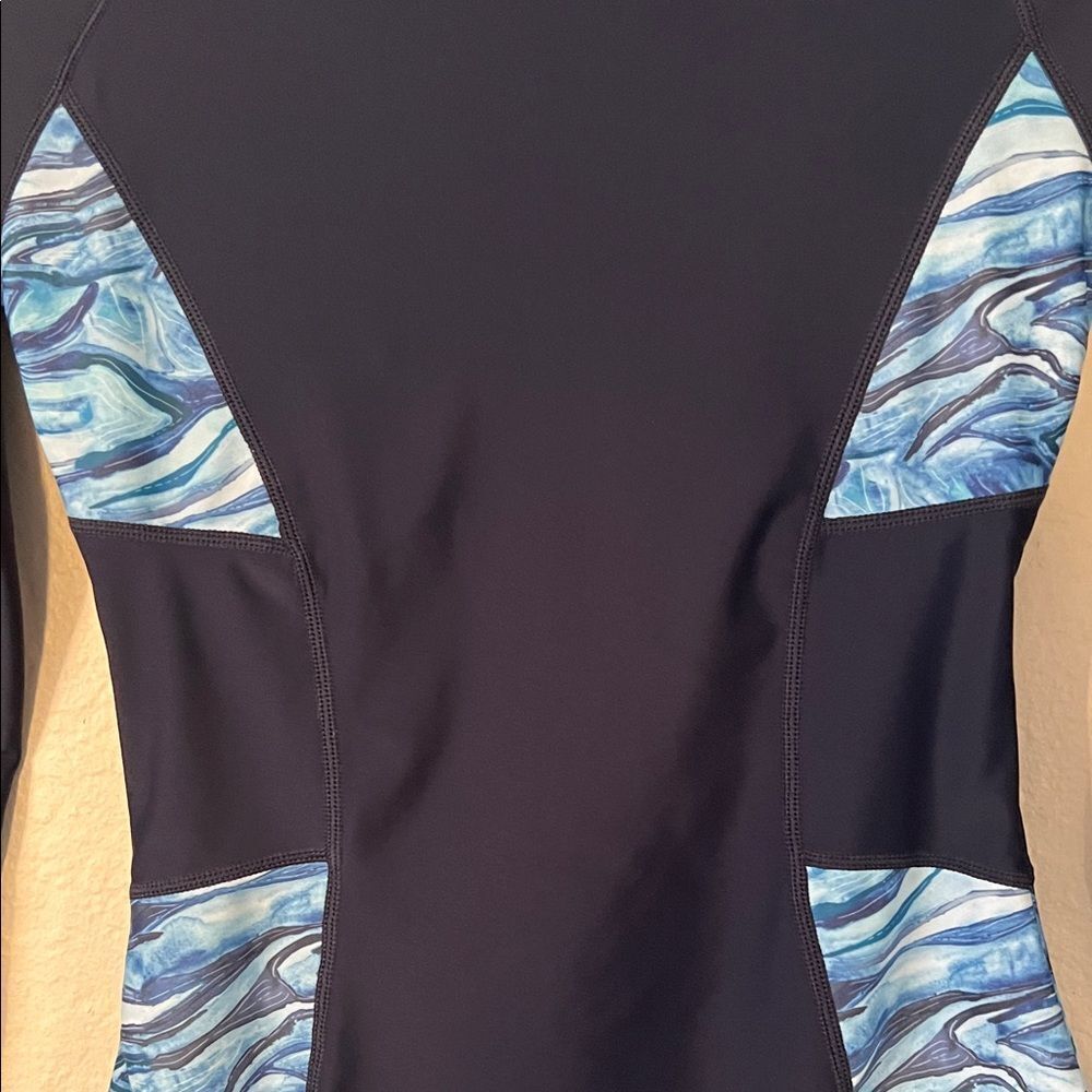 AXESEA Long Sleeve Rash Guard UV UPF 50+ Protection Printed Zipper  Surfing in 4 - Picture 7 of 10